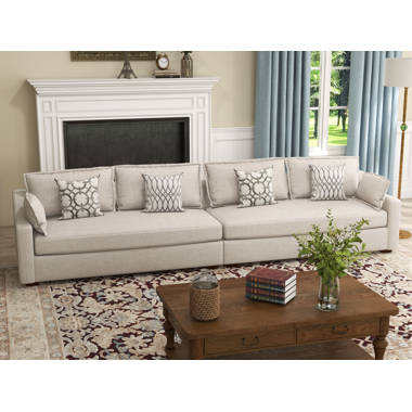 Wide cushion couch sale